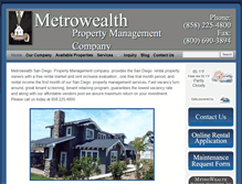 Tablet Screenshot of metrowealth.net